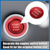 A ABSOPRO Engine Start Stop Button Cover Kit One Click