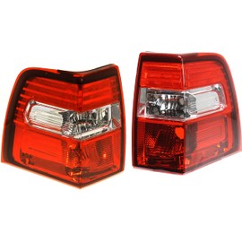 Garage-Pro Tail Light Lens and Housing Compatible with 2007-2014 Ford Expedition Set of 2, Driver and Passenger Side