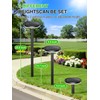 KOOPER 3X Larger & Taller Solar Pathway Lights Outdoor, 6