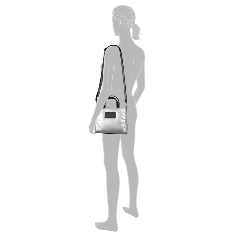 TOM TAILOR Women's Patti Shopper, silver, Fashion