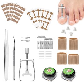 Ingrown Toenails Set Toenail Correction Patch Corrector Pedicure Stainless Steel Foot Care Set Professional for Paronychia Ingrown Toenails