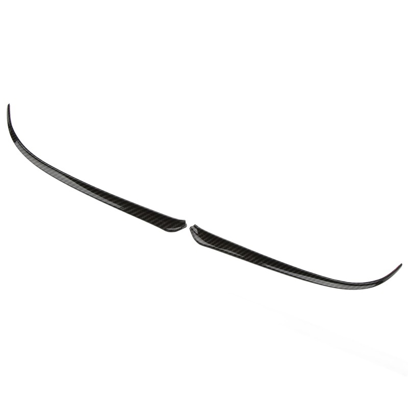 2pcs Side Rearview Mirror Trim ABS Carbon Fiber Color Wing