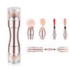 BlingToman - Juego de brochas de maquillaje 4 en 1,