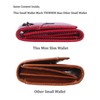 AINIMOER Small Leather Wallet for Women, Slim Compact Credit Card