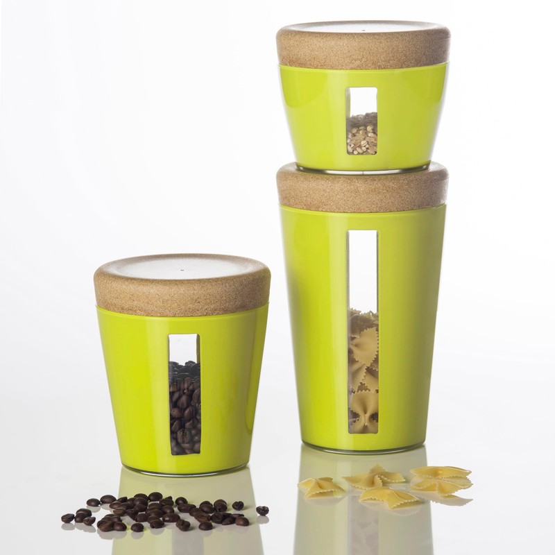 omada Design - 1.25 lt jar - Plastic and wooden