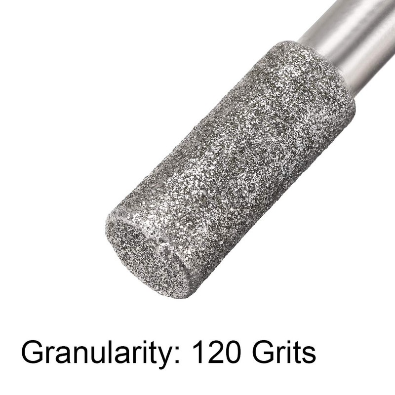 uxcell Diamond Burrs Bits Grinding Drill Carving Rotary Tool for