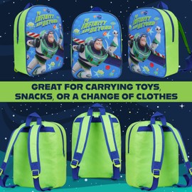 Get Trend Toy Story Backpack Kids Toddlers 2-10 Yrs Buzz Lightyear Rucksack Daypack Nursery Bag Preschool Primary Lunch Sports Travel Backpack Bookbag (Blue Buzz)