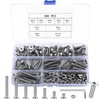 160 Piece M6 Screws Set, Countersunk Screws Nuts Set, Allen