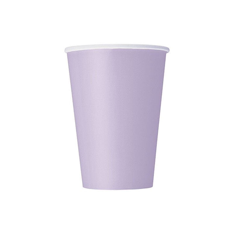 Lavender Solid Paper Cups - 12 oz. (Pack of 10)