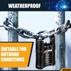 Jekosa® JKS/55 [Waterproof] Heavy Duty Combination Padlock Outdoor - [Closed