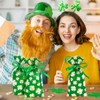 Whaline 160Pcs St. Patrick's Day Cellophane Treat Bags Shamrock Candy