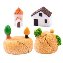 GANAZONO 1 Set Miniature Micro Landscape Resin Ornaments for DIY Crafts Unique Fairy Garden Decoration Durable Design for Home Office Decor