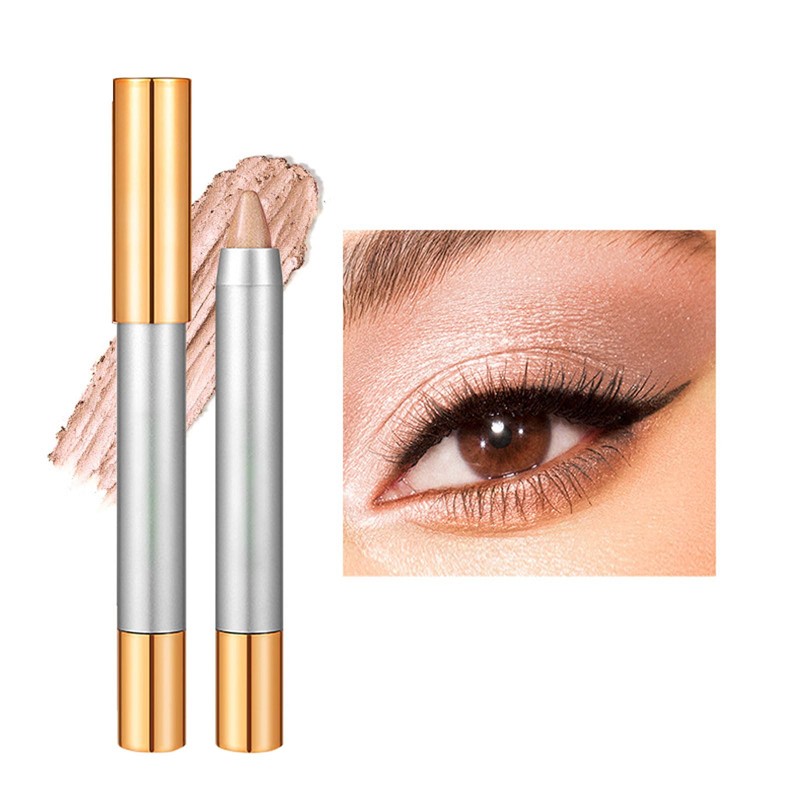 Champagne Gold Eyeshadow Stick, Smooth Shimmer Cream Eye Shadow, Metallic