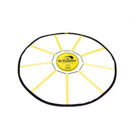 Webby Mini Agility Trainer – Circle Speed and Agility Ladder for High Intensity Footwork Drills and Skills – A Circular Piece of Training Equipment That Changes The Way You Move…