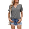 Today Deals+Prime 2025 2025 Womens Summer Tops Short Sleeve V-Neck