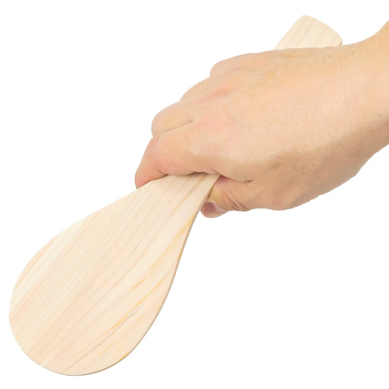Umezawa 223241 Wooden Hinoki Rice Spoon, 9.4 inches (24 cm),