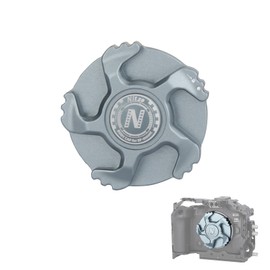 Nitze RF Mount Body Cap Aluminum Alloy Camera Cap with Storage for AirTag, Compatible with Canon EOS C80, C70, C400, R50, R50 V, R5 Mark II, R6 Mark II, R7, R10 and Other RF Mount Cameras - N81-CB1