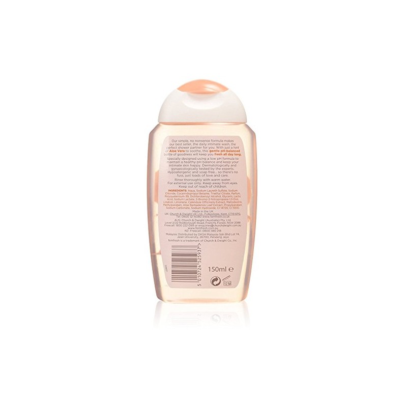 2X Femfresh Daily Intimate Hygiene Wash Soap Free 150ml Lightly
