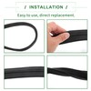 Motoforti Rear Trunk Lid Seal Gasket, Weatherstrip Trunk Sealing Strip,