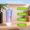 QUVIAE Boot for Starbucks 24 oz Cups, Silicone Cup Bottom