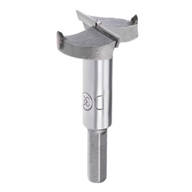 sourcingmap Forstner Drill Bits 38mm, Tungsten Carbide Wood Hole Saw Auger Opener, Woodworking Hinge Hole Drilling Boring Bit Cutter (Gray)