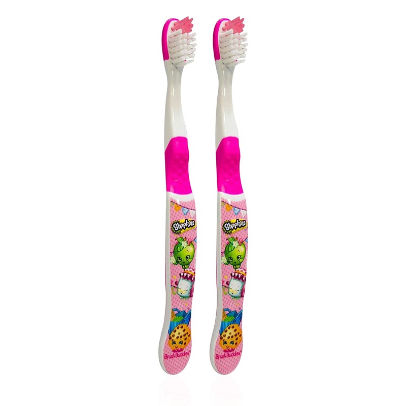 Brush Buddies 2 Piece Shopkins Toothbrush