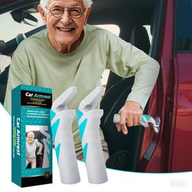 BRILAYY Car Handle Assist for Elderly Car Door Handle: Car Grab Handles - Standing Mobility Safety Tip to Help Get Out - Car Support Handle Portable Bar for Elderly & Seniors & Handicap - 2Pack