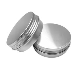 Itisyou Cream Case, Aluminum Can, Small Items, Aluminum Case, Mini Can Case, Divided Container, Cosmetics, Nail Parts, Portable, Refill Container, 6 Pack (5ml)