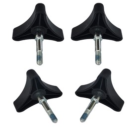 4pcs Knob Replacement Part Universal for Rolling Walker Rollator, Foldable Rollator Walker, Hand propelled Walker etc, General Parts of Rollator Walker Accessories
