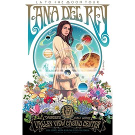 ASHER Gift Lana Del Rey Musician Singer Songwriter Poster - Matte poster Frameless Gift 11 x 17 inch(28cm x 43cm)