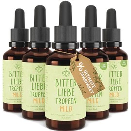 BitterLiebe - Bitter Drops without Alcohol - According to Hildegard von Bingen - The Original from Die Höhle der Löwen - High Dose Bitter Substances Drops Alcohol-Free