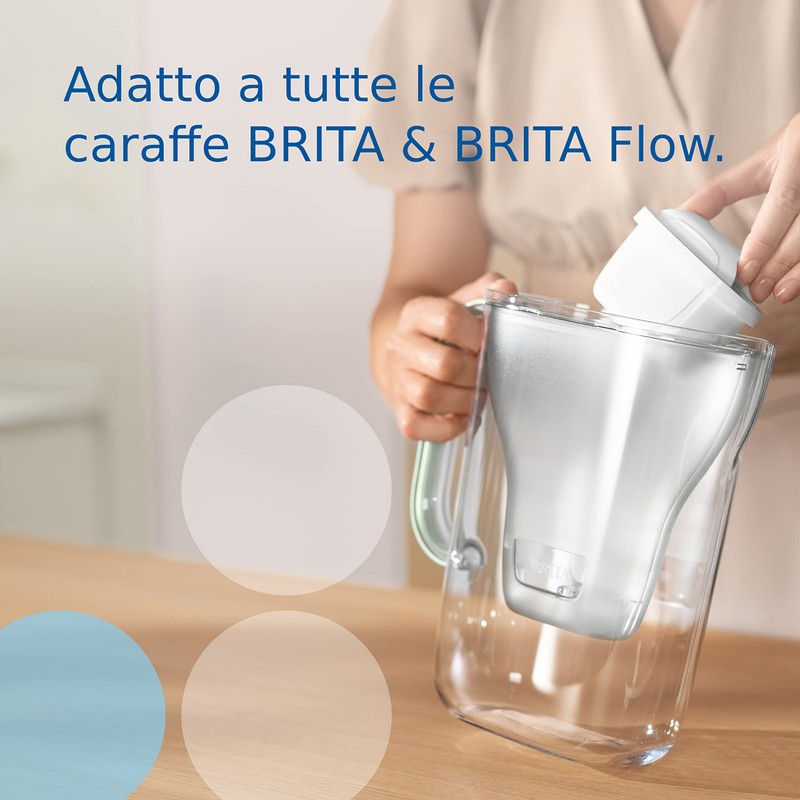 Brita Carafe Filter Cartridges, 6 Months Filtered Water, White, One