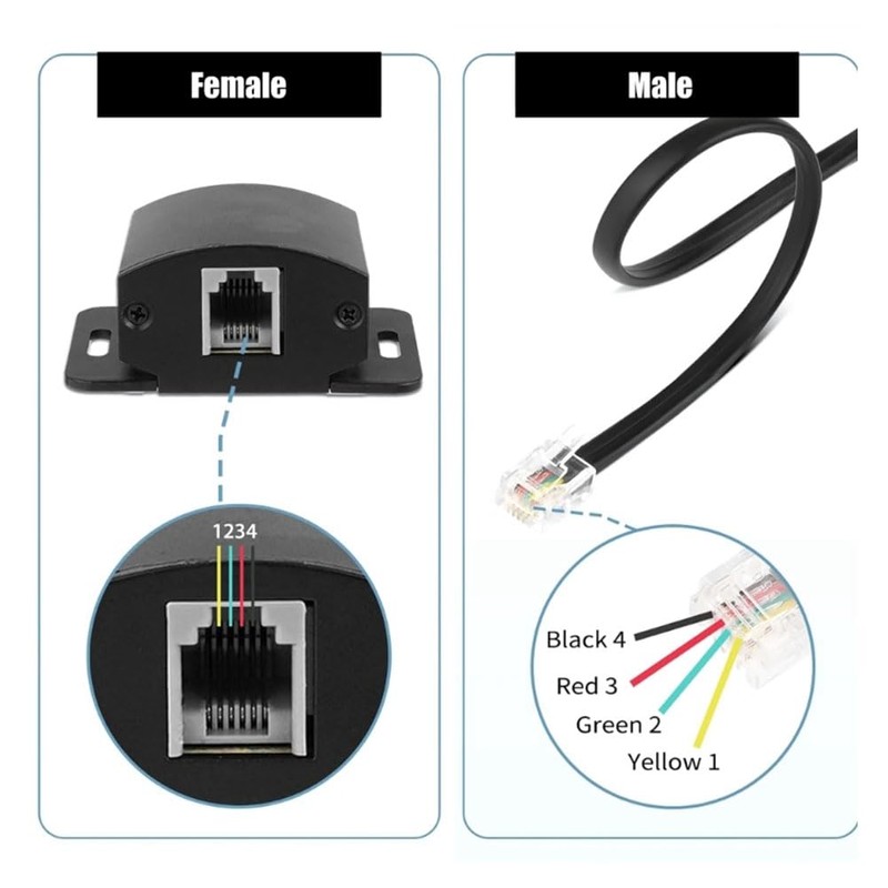 Vkyipg Car Amplifier Volume Control Cable with Stereo Bass Knob
