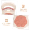 Mikinona Cat Claw Eyelash Curler Mini Travel Curler for Natural