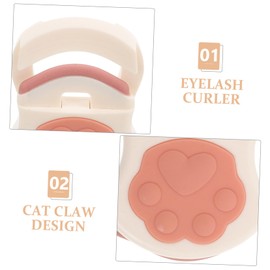 Mikinona Cat Claw Eyelash Curler Mini Travel Curler for Natural Lashes Lightweight Gentle