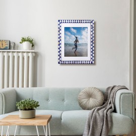 Handicrafts Home 8x10 Picture Frames - Vintage Style Wall Hanging & Desk Décor, Farmhouse Photo Frames, Living Room, Office & Home Décor, Small Picture Frame for Diploma & Wall Decor, Avant Drops