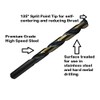 Drill America 25 Piece Heavy Duty High Speed Steel Drill