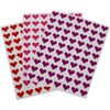 Hearts Kids Stickers in 10 Colors 0.5 inch (13mm) -