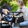 Accmor Universal Stroller Organizer with Insulated Cup Holder Detachable Phone