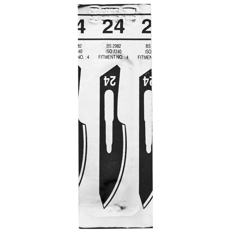 May Scalpel Blades Figure 24 Carbon Steel for Scalpel Holder