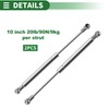 Motoforti 10inch/254mm 20lb/90N/9kg Stainless Steel Lift Support Struts Ball Joint