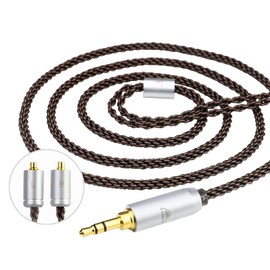 OKCSC ZT8 MMCX Cable Replacement Upgrade Cable for Shure SE215 SE315 SE425 SE535 SE535LTD SE846 AONIC3 AONIC4,8 Core OFC Audio Cable MMCX Connector Cable for Stock 4 Feet Length with 3.5mm Plug