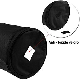 Guokoo Black Compact Mini Collapsible Car Bin