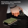 RHINO CO. Minimalist Metal Wallet RFID-Blocking Credit Card Holder with