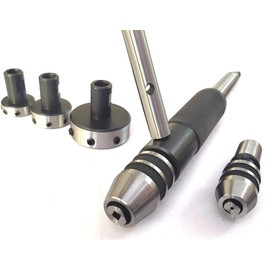 Buyohlic Tapping, Reaming & Threading Attachment Tailstock Die Holder Set (MT2)
