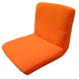 Anawakia Bar Stool Slipcovers with Backrest Cover, Stretch Chair Cover for Short Swivel Chair, Dining Room Chair, Backrest, Bar Stool, Chair (Orange)