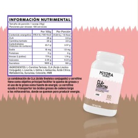 Cla  Carnitina 1kg Suplemento Miyora 100servicios Sabores                                                                                             