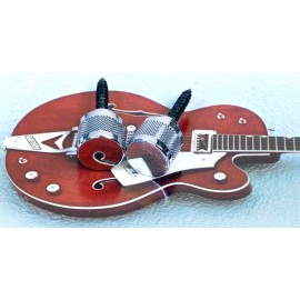 Angela Instruments 2 Chrome Strap Knobs Buttons With Hanger Bolts For Gretsch, #GGSB