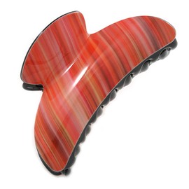 Large Shiny Pink Acrylic Hair Claw/Hair Clamp - 90mm Across