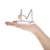 Hipiwe Metal Display Stand with Acrylic Base, Gold Business Card